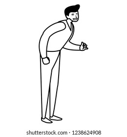 cartoon man icon
