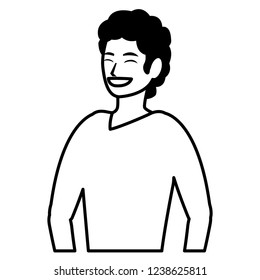 cartoon man icon