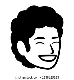 Cartoon man icon
