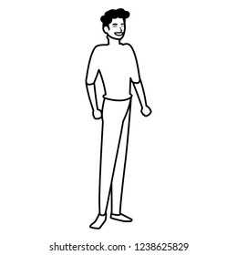 cartoon man icon