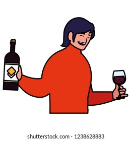 cartoon man icon 
