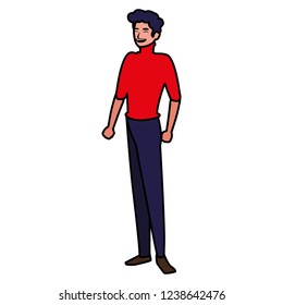 cartoon man icon