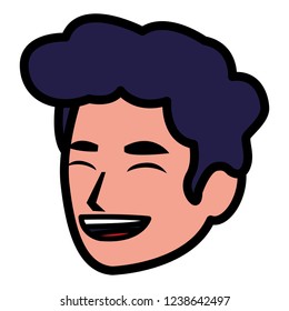 cartoon man icon 