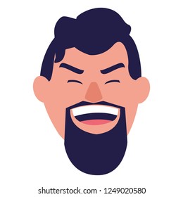 cartoon man icon 