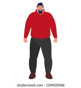 cartoon man icon