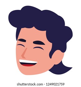 Cartoon man icon