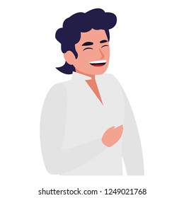 cartoon man icon