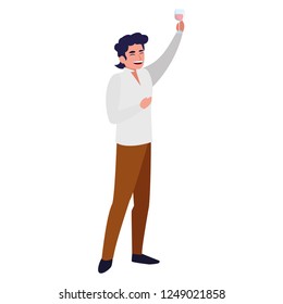 cartoon man icon