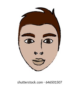 cartoon man icon