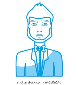 cartoon man icon