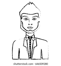 cartoon man icon