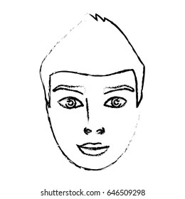 cartoon man icon