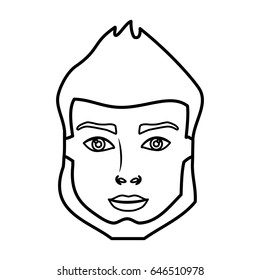 cartoon man icon 