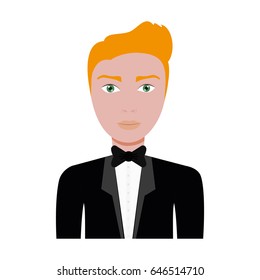 cartoon man icon