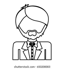 cartoon man icon