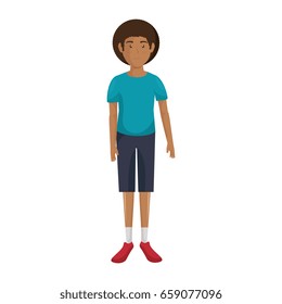cartoon man icon
