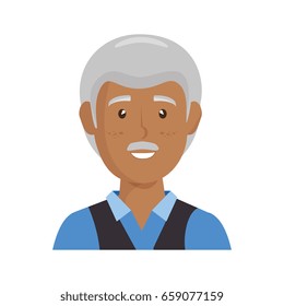cartoon man icon