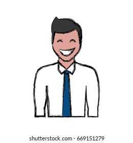 cartoon man icon 