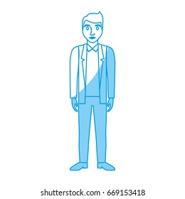 cartoon man icon