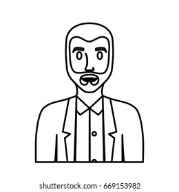 cartoon man icon