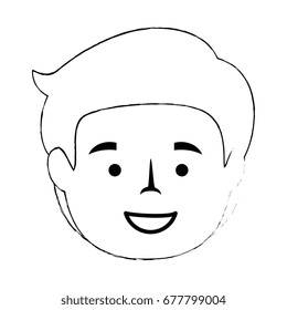 cartoon man icon 