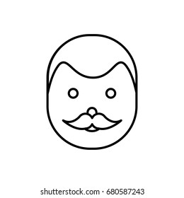 cartoon man icon