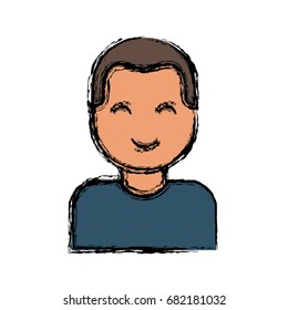 cartoon man icon