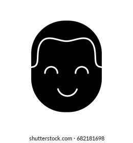 cartoon man icon