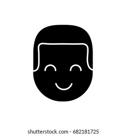 cartoon man icon