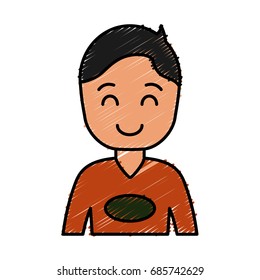 cartoon man icon