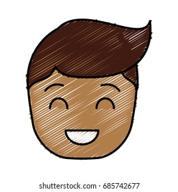 cartoon man icon