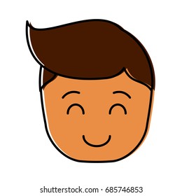cartoon man icon