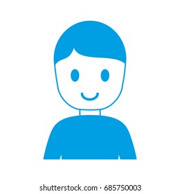 cartoon man icon