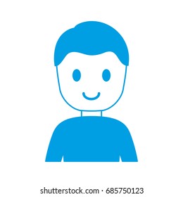 cartoon man icon