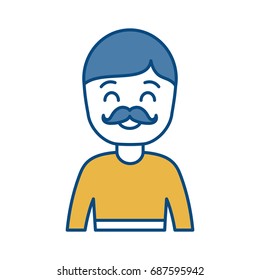 cartoon man icon
