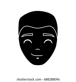cartoon man icon