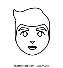 cartoon man icon