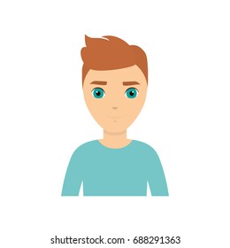 cartoon man icon