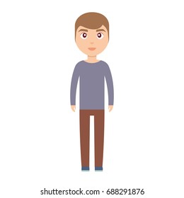 cartoon man icon