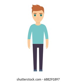 cartoon man icon