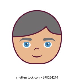 cartoon man icon