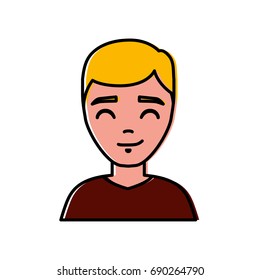 cartoon man icon