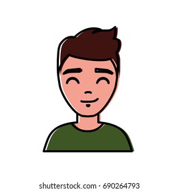 cartoon man icon
