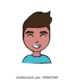 cartoon man icon