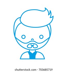 cartoon man icon