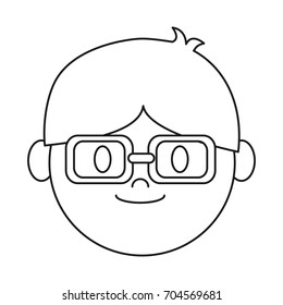 cartoon man icon