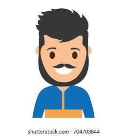 cartoon man icon