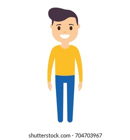 cartoon man icon