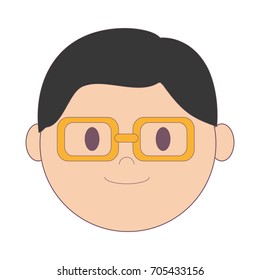 cartoon man icon