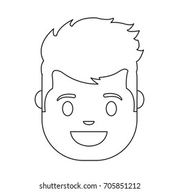 cartoon man icon